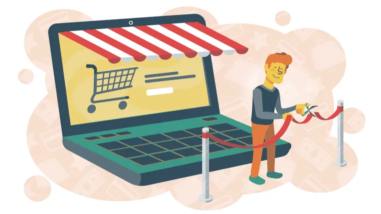 Illustration of Cómo crear un negocio online legalmente en pocos pasos