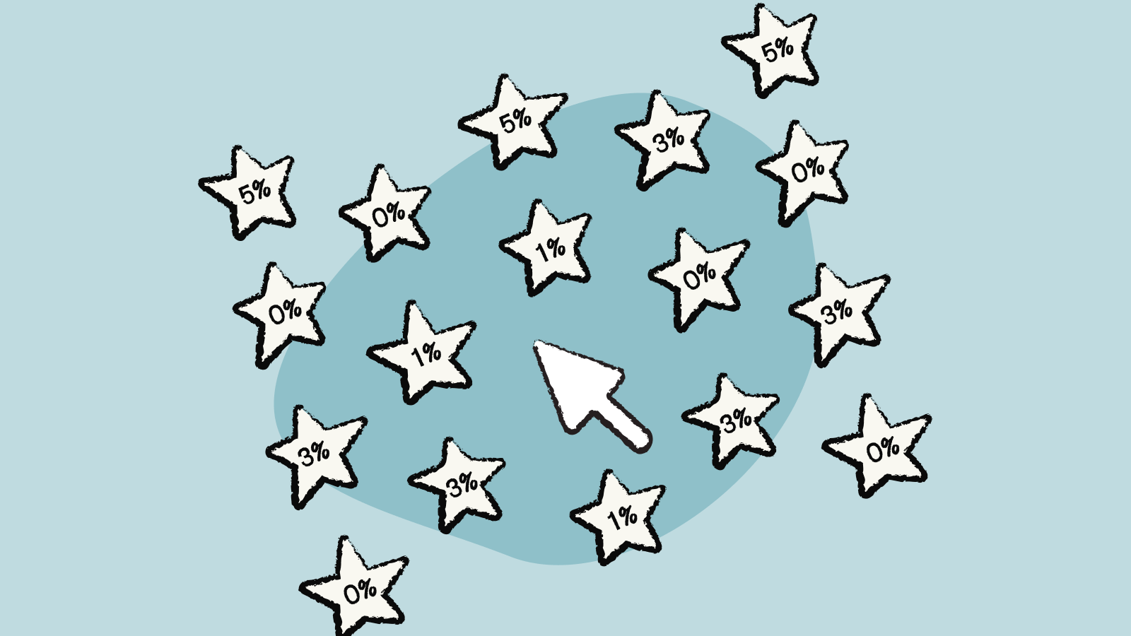 Group of stars representing the different U.S. states.
